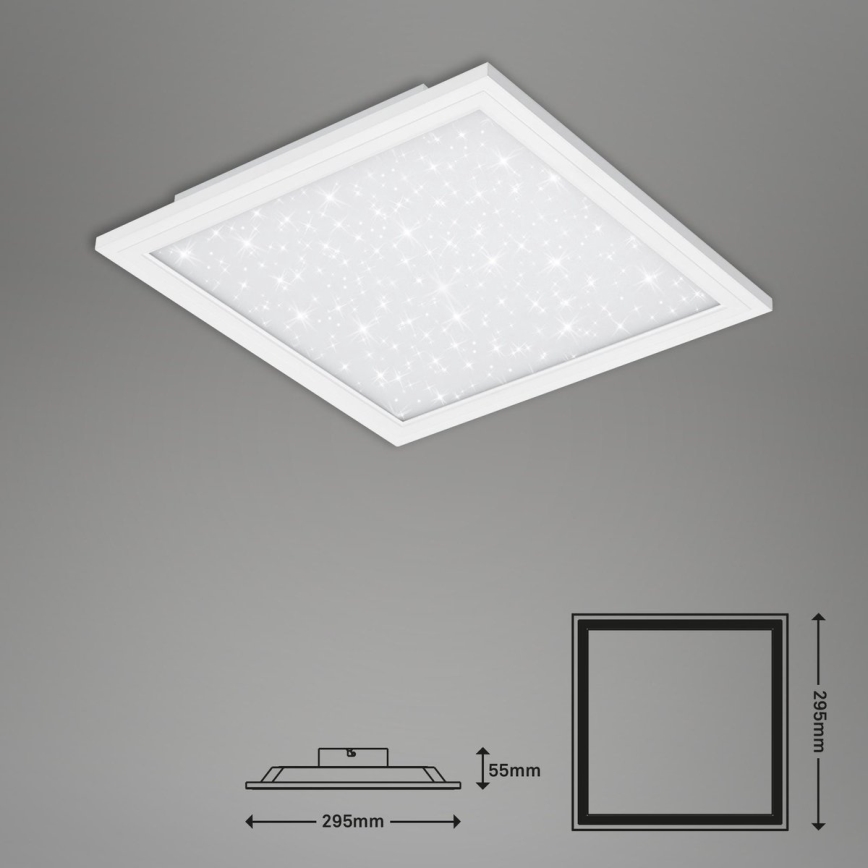 Briloner 7301-016 - LED prigušiva plafonska svetiljka STARRY SKY LED/18W/230V 3000-6000K + daljinski upravljač