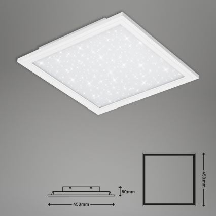 Briloner 7302-016 - LED prigušiva plafonska lampa STARRY SKY LED/23W/230V 3000-6000K + daljinski upravljač