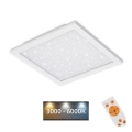 Briloner 7303-016 - LED prigušiva plafonska svetiljka STARRY SKY LED/36W/230V 3000-6000K + daljinski upravljač