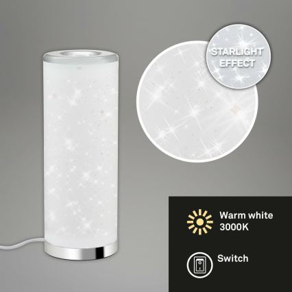 Briloner 7332-018 - LED stona lampa STARRY SKY 1xGU10/5W/230V, bela