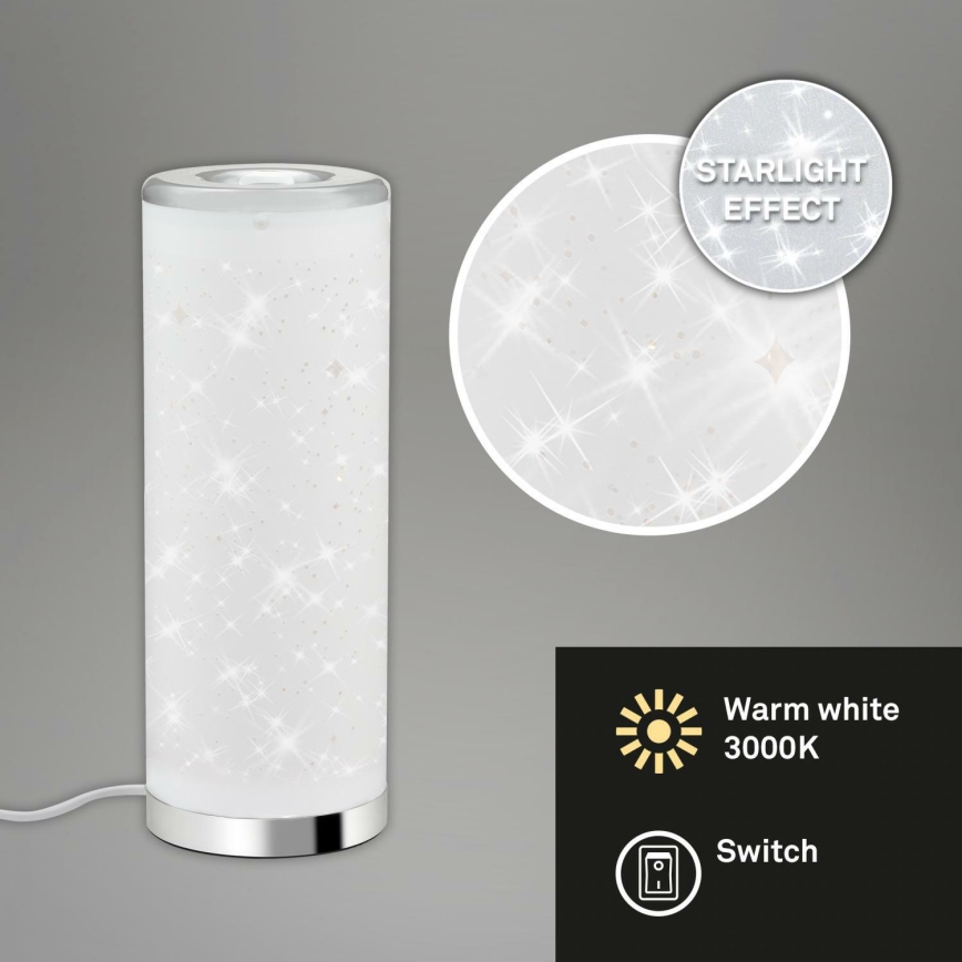Briloner 7332-018 - LED stona lampa STARRY SKY 1xGU10/5W/230V, bela