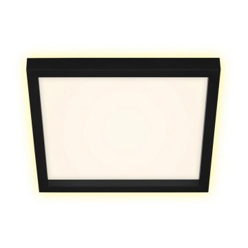 Briloner 7362-015 - LED plafonsko svetlo CADRE LED/18W/230V 29,6x29,6 cm crna