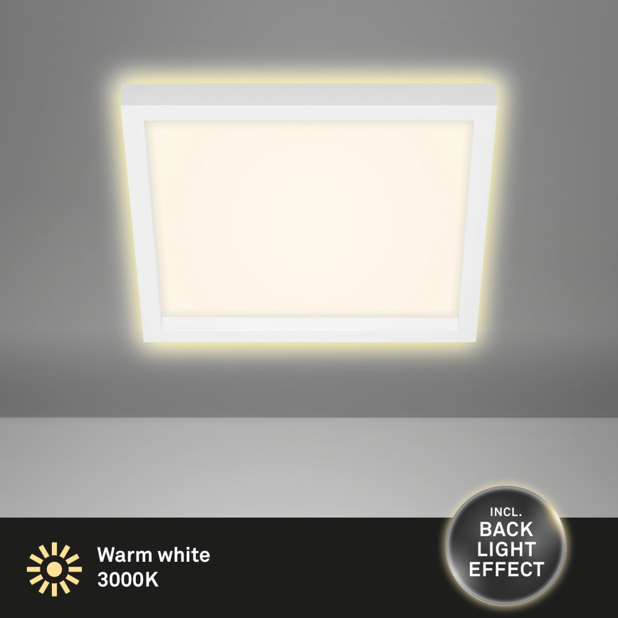 Briloner 7362-016 - LED plafonska svetiljka CADRE LED/18W/230V 29,6x29,6 cm bela