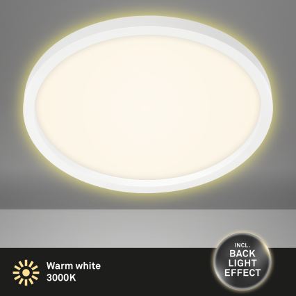 Briloner 7363-016 - LED plafonsko svetlo CADRE LED/22W/230V prečnik 42,5 cm bela
