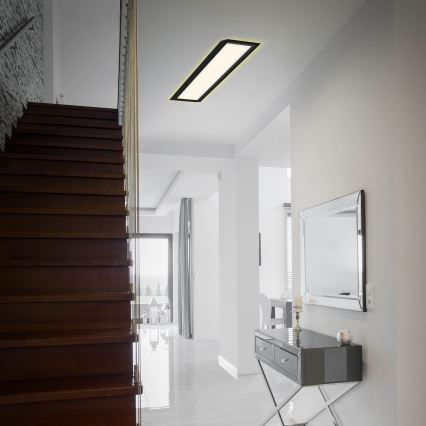 Briloner 7365-015 - LED plafonsko svetlo CADRE LED/22W/230V 58,2x20,2 cm crna