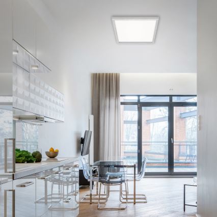 Briloner 7371-014 - LED prigušiva stropna svetiljka LED/24W/230V 3000-6500K + daljinsko upravljanje