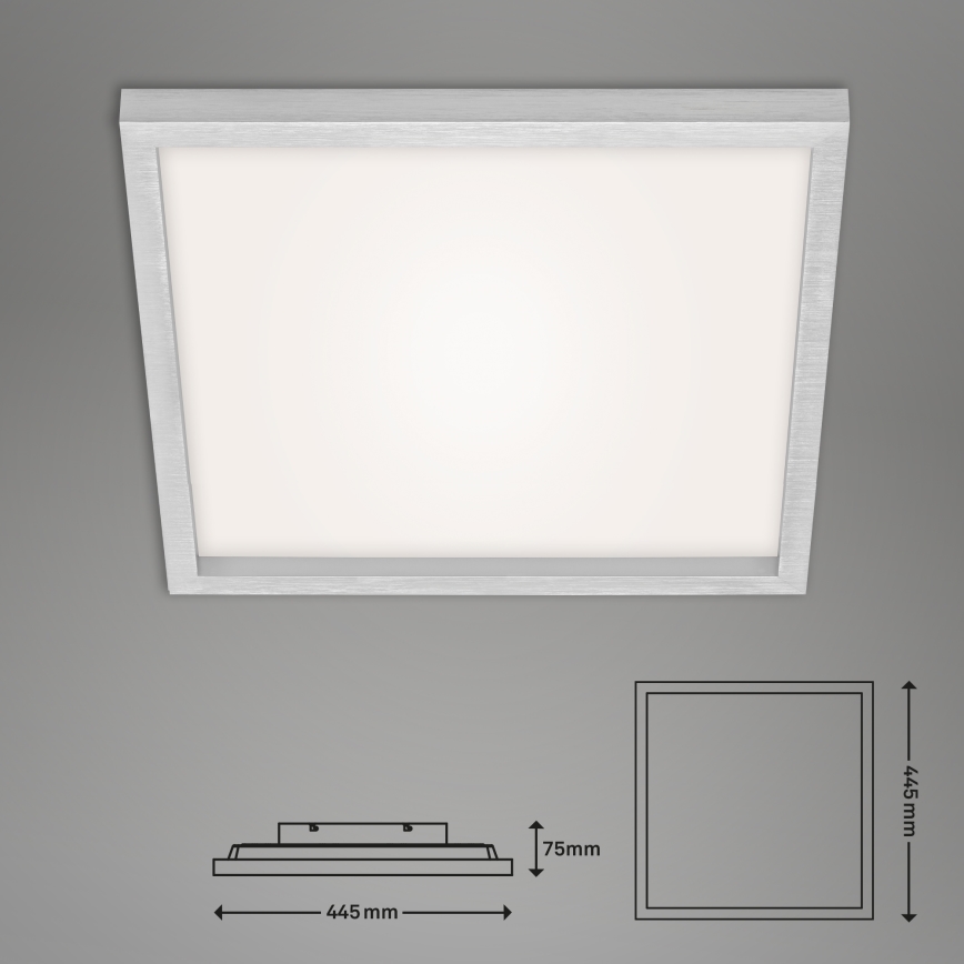 Briloner 7371-014 - LED prigušiva stropna svetiljka LED/24W/230V 3000-6500K + daljinsko upravljanje