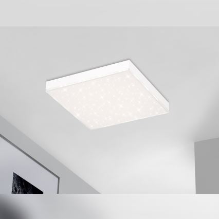 Briloner 7381-016 - LED prigušiva stropna svetiljka STARRY SKY LED/15W/230V 3000-6500K + daljinski upravljač