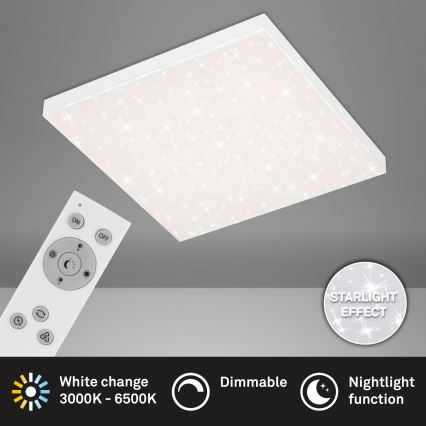 Briloner 7381-116 - LED prigušiva stropno svetlo STARRY SKY LED/24W/230V 3000-6500K + daljinski upravljač