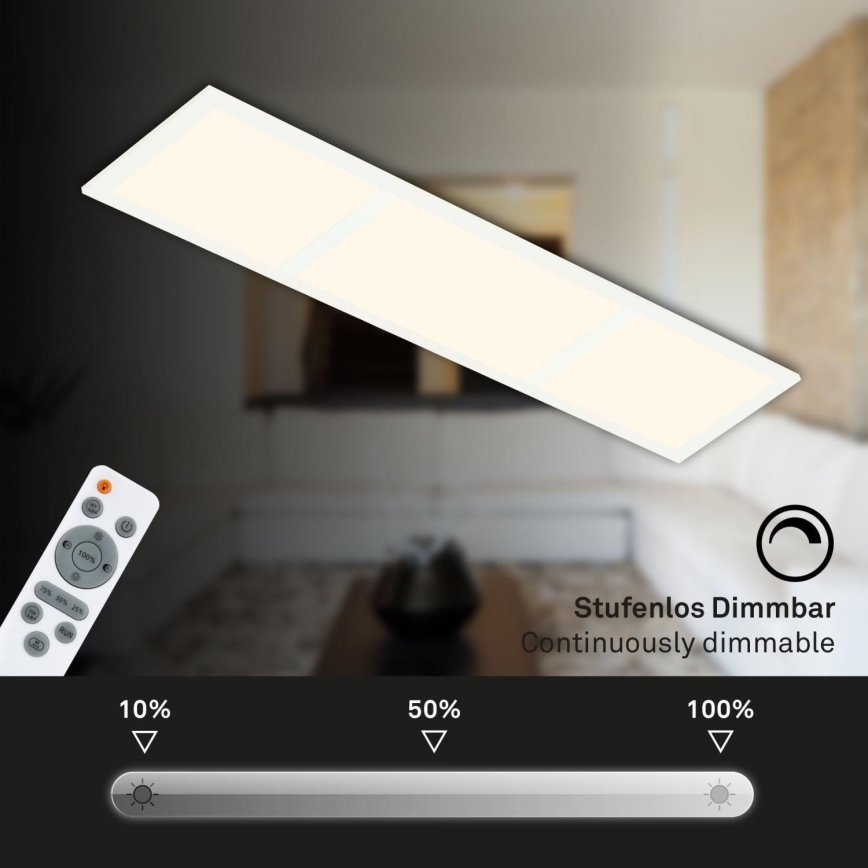 Briloner 7388-016 - LED RGBW prigušiva stropna svetiljka LED/24W/230V 3000-6500K + daljinski upravljač