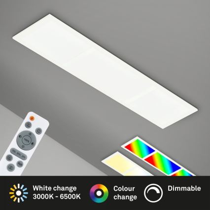 Briloner 7388-016 - LED RGBW prigušiva stropna svetiljka LED/24W/230V 3000-6500K + daljinski upravljač