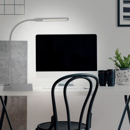 Briloner 7389-014 - prigušiva dodirna fleksibilna stona lampa SERVO LED/8W/230V 3000/4000/6500K