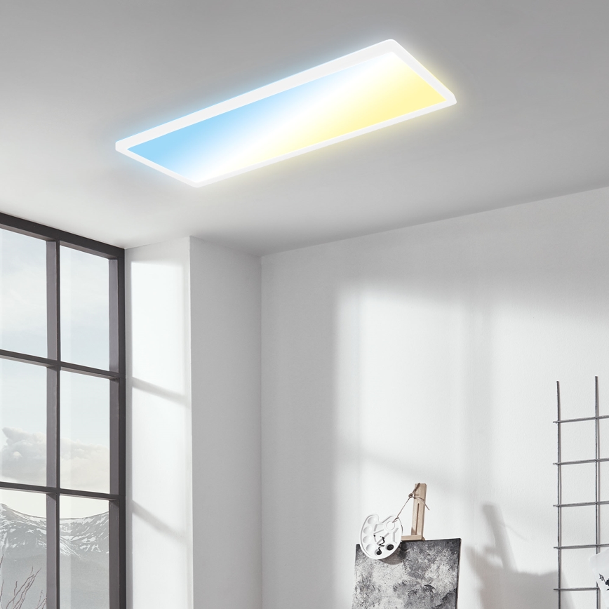 Briloner 7403-016 - LED prigušiva stropna svetiljka SLIM LED/23W/230V 2700-6500K + daljinski upravljač