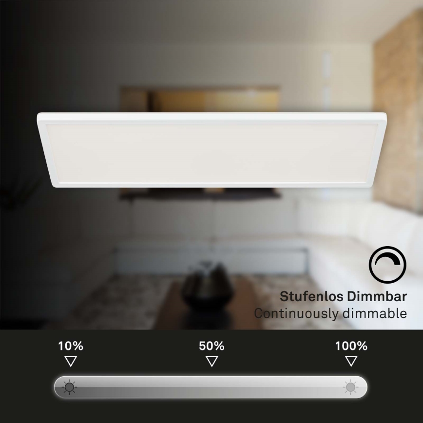 Briloner 7403-016 - LED prigušiva stropna svetiljka SLIM LED/23W/230V 2700-6500K + daljinski upravljač