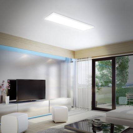 Briloner 7404-016 - LED RGBW prigušiva nadgradni panel LED/22W/230V 4000K + daljinski upravljač