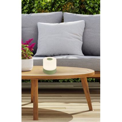 Briloner 7461019 - LED prigušiva punjiva spoljašnja stona lampa LED/2W/5V IP44 1200 mAh zelena