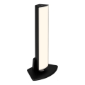 Briloner 7474-015 - LED prigušiva dodirna punjiva stona lampa za spoljašnju upotrebu 2 u 1 LED/7W/5V 2x2200 mAh USB 3000K IP44 crna