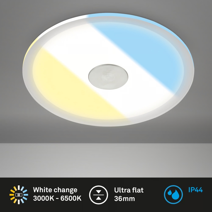 Briloner 7481019 - LED ugradno plafonsko svetlo za kupatilo LED/12W/230V 3000/4000/6500K IP44 bela