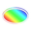 Briloner 7494016 - LED RGBW prigušiva plafonska svetiljka SMART, 22W, 230V, 4000K, prečnika 42 cm, Wi-Fi Tuya + daljinski upravljač