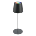 Briloner 7507015 - LED RGB prigušiva punjiva spoljašnja stona lampa 2 u 1 LED/2,5W/5V IP44 1200 mAh antracit
