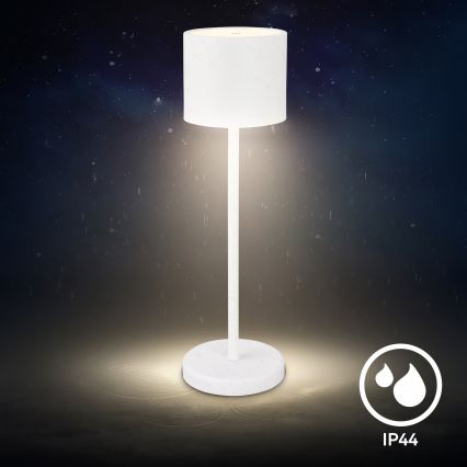 Briloner 7521016 - LED prigušiva punjiva spoljna stona lampa SIGO LED/2,5W/5V IP44 2600 mAh bela