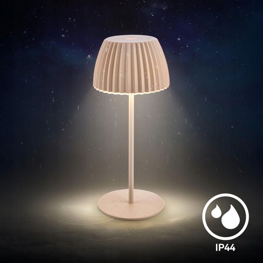 Briloner 7552-011 - MINI LED prigušiva punjiva dodirna spoljna stona lampa LED/1,5W/5V IP44 1800 mAh bež