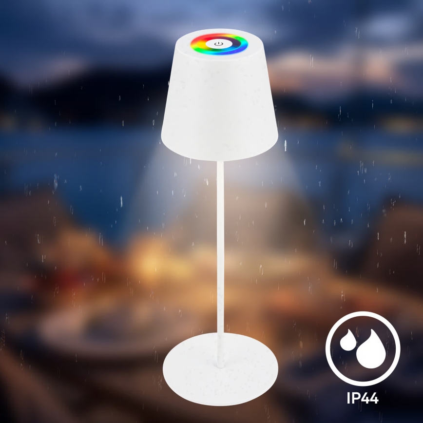 Briloner 7559016 - LED RGB prigušiva punjiva spoljašnja stona lampa COLORIS LED/3,5W/5V IP44 2000 mAh Wi-Fi Tuya