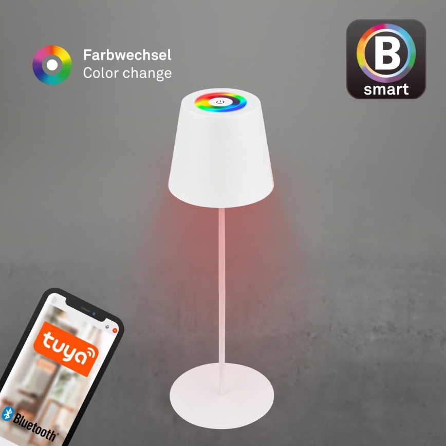 Briloner 7559016 - LED RGB prigušiva punjiva spoljašnja stona lampa COLORIS LED/3,5W/5V IP44 2000 mAh Wi-Fi Tuya