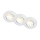 Briloner 7586036 - KOMPLET 3x LED kupatilsko ugradno plafonsko svetlo KLIRA LED/4,9W/230V 2500/3000/4000K IP23 bela