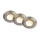 Briloner 7588032 - Komplet od 3 LED ugradnih svetala za kupatilo KLIRA LED/4,9W/230V 2500/3000/4000K IP44 mat hrom