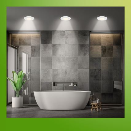 Briloner 7588036 - Komplet 3x LED ugradna svetla za kupatilo KLIRA LED/4,9W/230V 2500/3000/4000K IP44 bela