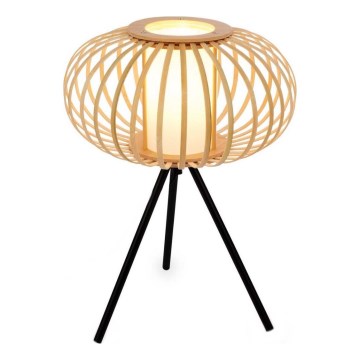 Briloner 7759011 - Stona lampa 1xE27/10W/230V bambus