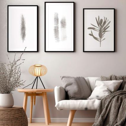 Briloner 7759011 - Stona lampa 1xE27/10W/230V bambus