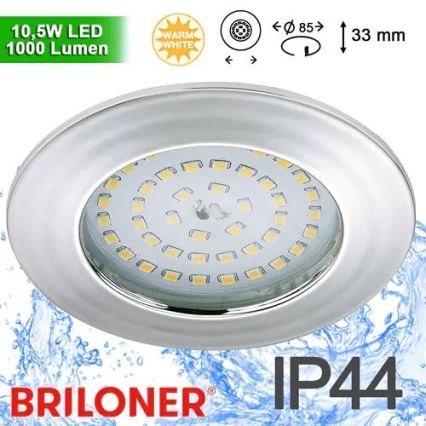 Briloner 8310-018 - LED ugradno svetlo za kupatilo LED/10,5W/230V IP44
