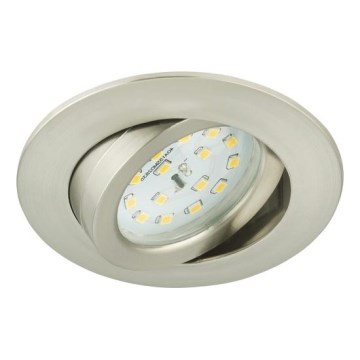 Briloner 8317-012 - LED ugradna plafonska svetiljka za kupatilo, prigušiva, LED/5,5W/230V IP23, mat hrom