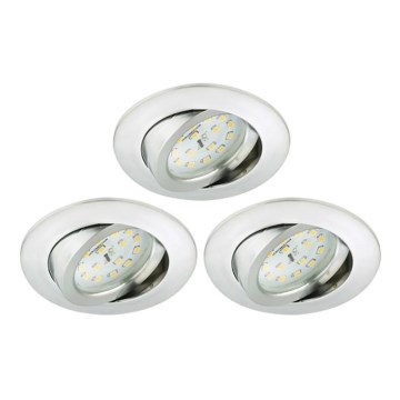 Briloner 8317-039-SADA 3x LED prigušiva kupatilska ugradna svetiljka LED/5,5W/230V IP23