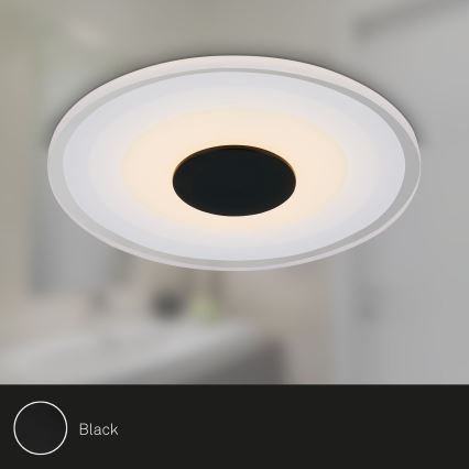 Briloner - Komplet 3x LED kupatilsko ugradno plafonsko svetlo LED/6W/230V IP44 crno