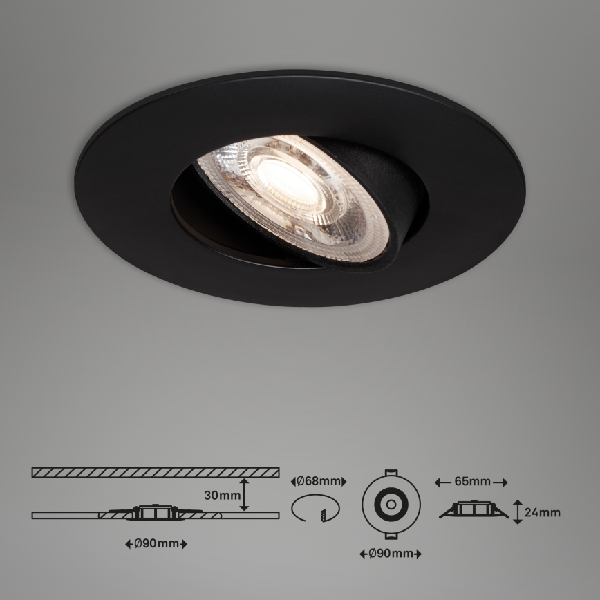 Briloner - KOMPLET 3x LED ugradna kupatilska svetiljka LED/4,9W/230V IP23