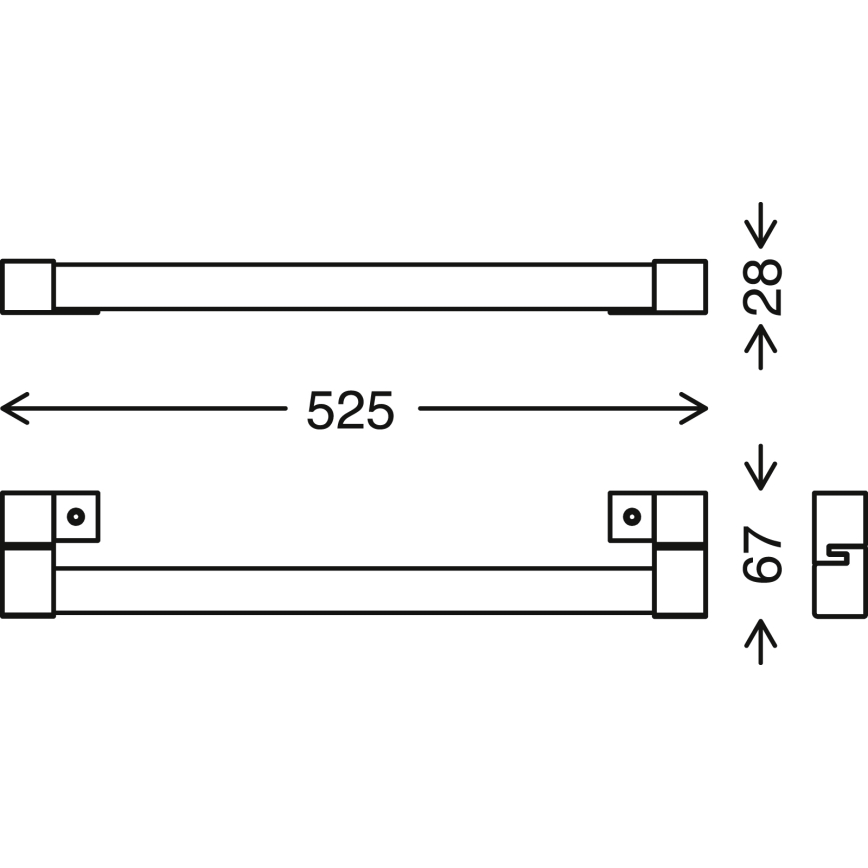 Briloner - LED kupatilsko osvetljenje za ogledalo SPLASH LED/10W/230V IP44
