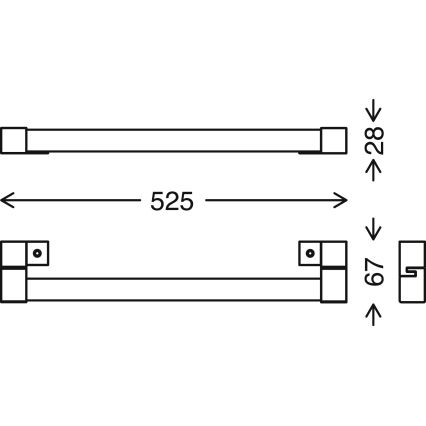 Briloner - LED osvetljenje za kupatilsko ogledalo SPLASH LED/10W/230V IP44