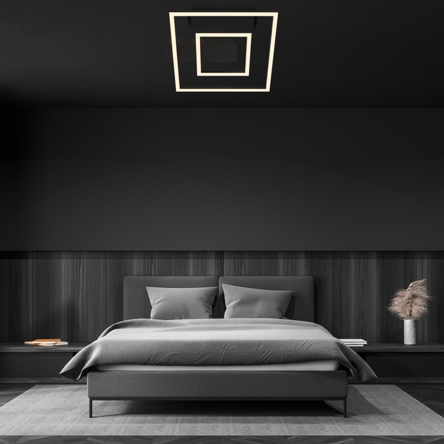 Briloner - LED plafonsko svetlo FRAME LED/22W/230V 3000K 30x32 cm crna