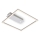 Briloner - LED plafonsko svetlo sa senzorom pokreta i sumraka FRAME LED/14W/230V 3000K 30x32 cm mat hrom
