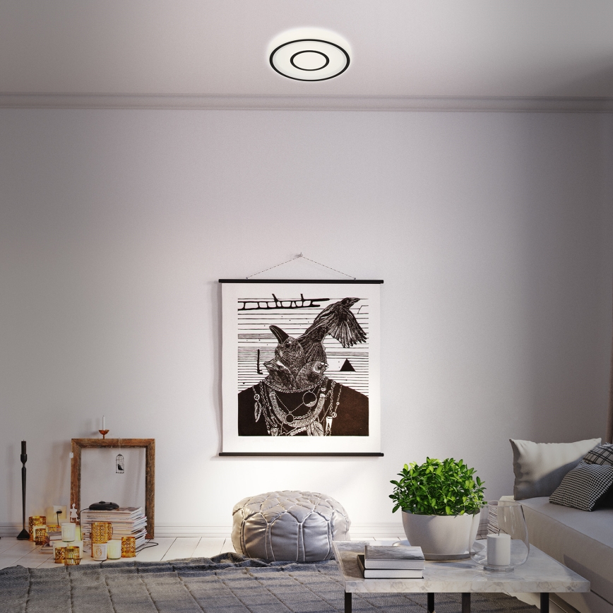 Briloner - LED plafonsko svetlo SIRKEL LED/12W/230V crna