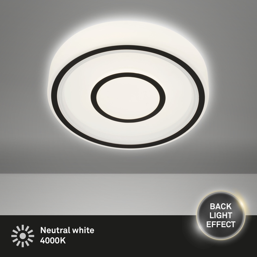 Briloner - LED plafonsko svetlo SIRKEL LED/12W/230V crna