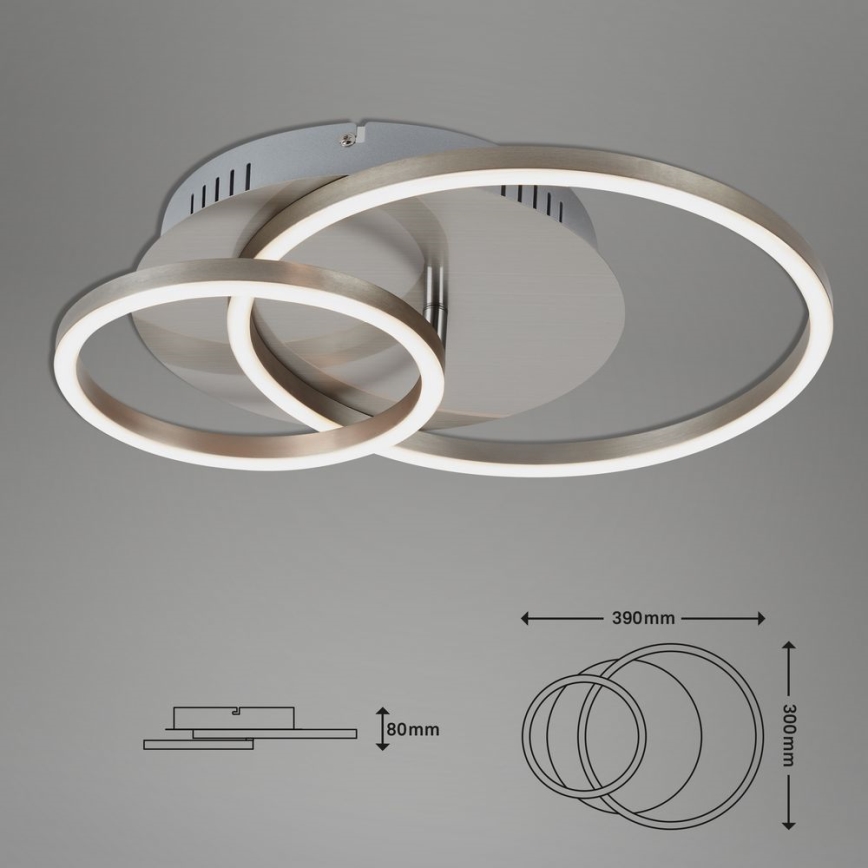 Briloner - LED prigušiva plafonska svetiljka FRAMES LED/24,5W/230V