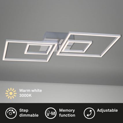 Briloner - LED prigušiva plafonska svetiljka FRAMES LED/40W/230V