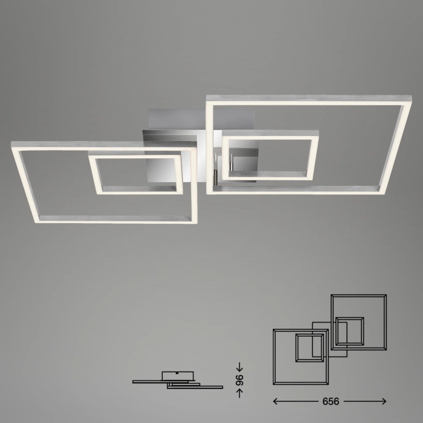 Briloner - LED prigušiva plafonska svetiljka FRAMES LED/40W/230V