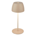 Briloner - LED prigušiva punjiva dodirna spoljašnja stona lampa MINI LED/2,5W/5V IP44 1800 mAh bež