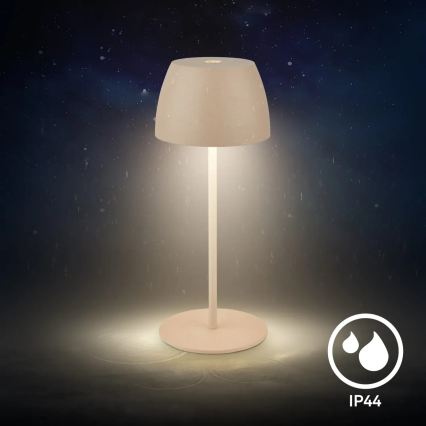 Briloner - LED prigušiva punjiva dodirna spoljašnja stona lampa MINI LED/2,5W/5V IP44 1800 mAh bež