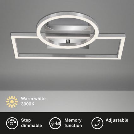 Briloner - LED prigušiva stropna svetiljka FRAMES LED/19W/230V